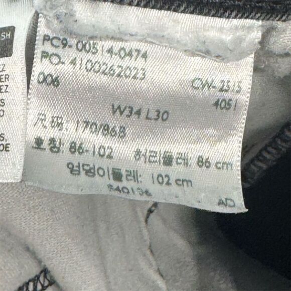 Levi’s 514 Straight Fit Jeans W34 L30 Black Denim Mid Rise Zip Fly Mens Classic - Picture 6 of 9